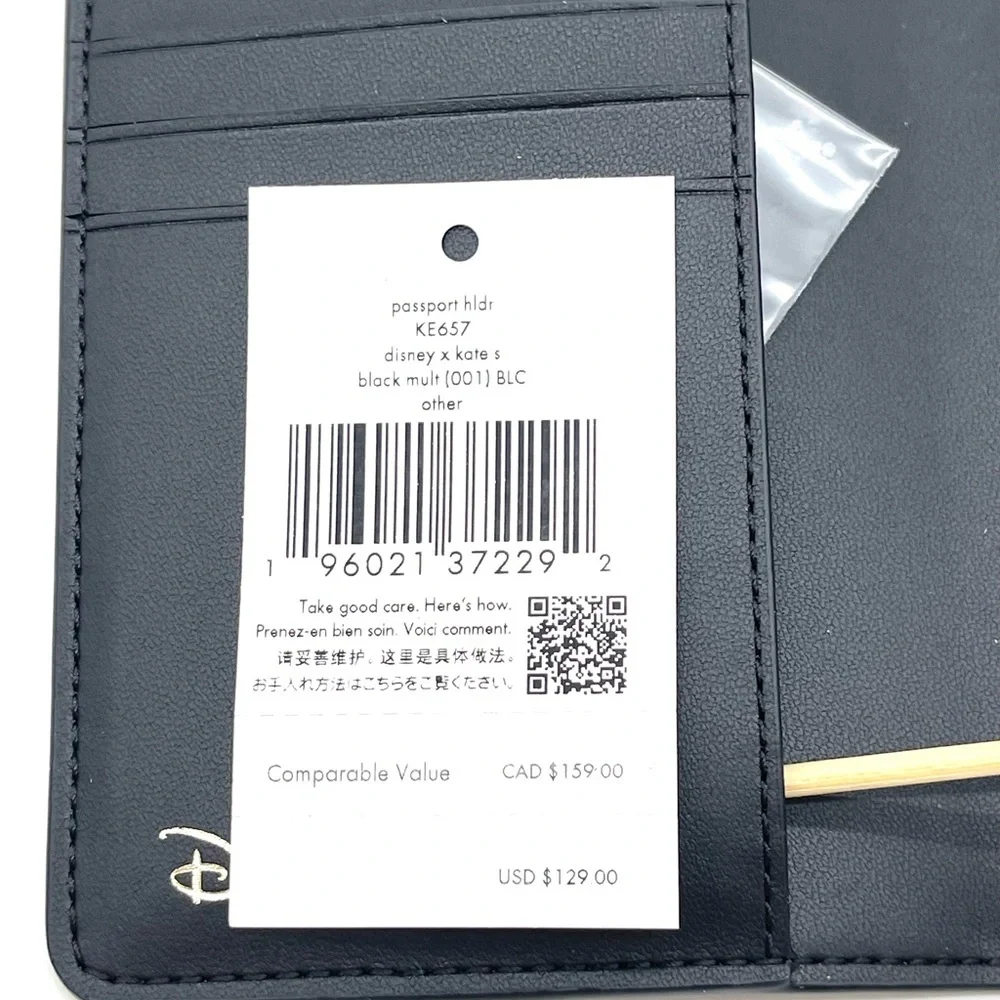 Kate Spade Disney Beauty and The Beast Passport Hilder